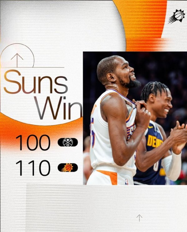 开云体育 杜兰特比尔合砍54分约基奇25+15 太阳复仇掘金