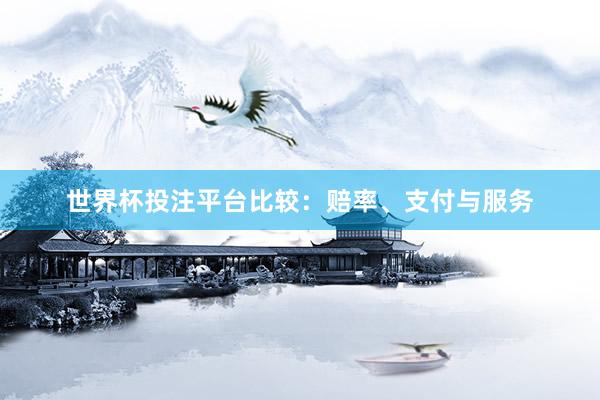 世界杯投注平台比较：赔率、支付与服务